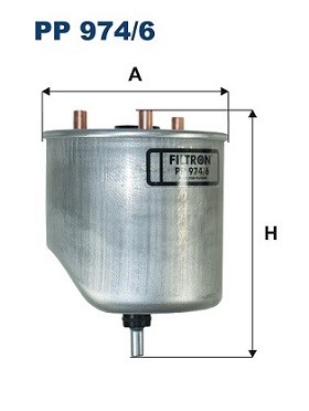 PP 974/6 FILTRON Fuel Filter for CITROËN,DS,FIAT,GAZ,MITSUBISHI,PEUGEOT