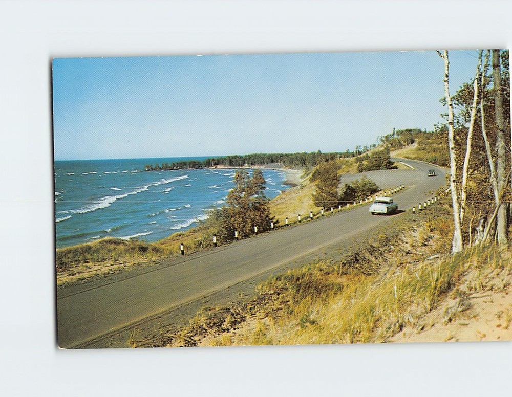 Postcard A Scenic Highway Greetings From Grand Rapids Minnesota USA