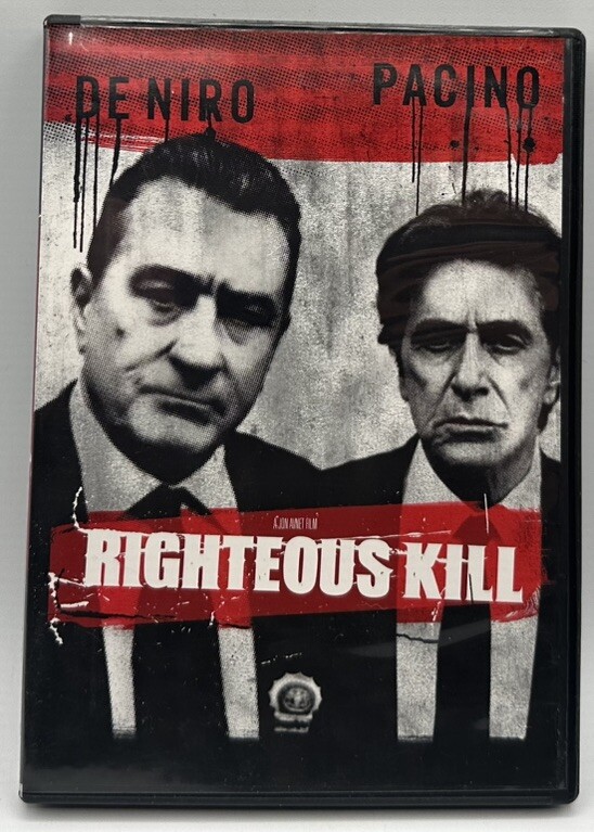 Righteous Kill Widescreen DVD 2008 Starring Al Pacino & Robert De Niro