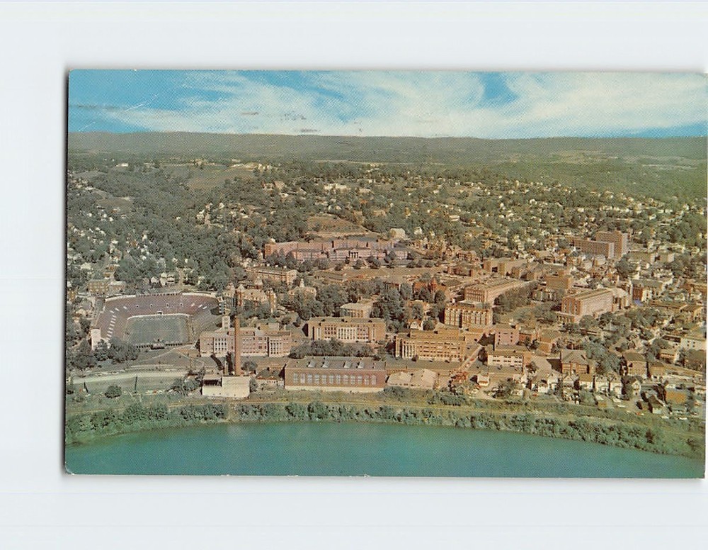 Postcard View of Morgantown West Virginia USA