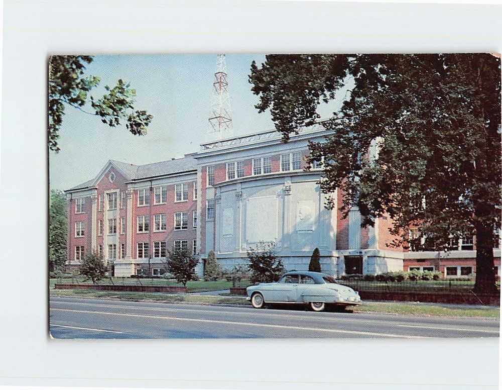 Postcard Science Building Marshall College Huntington West Virginia USA