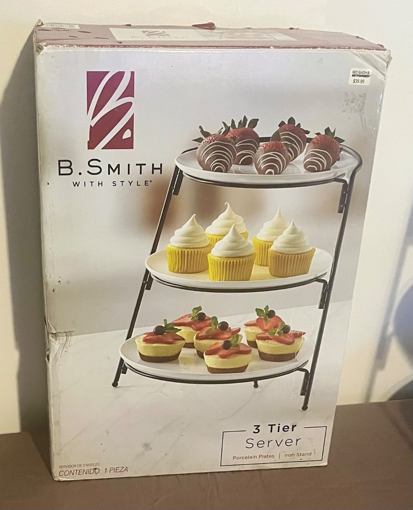 3 Tier Server  For Dessert, Snacks Serving Tray