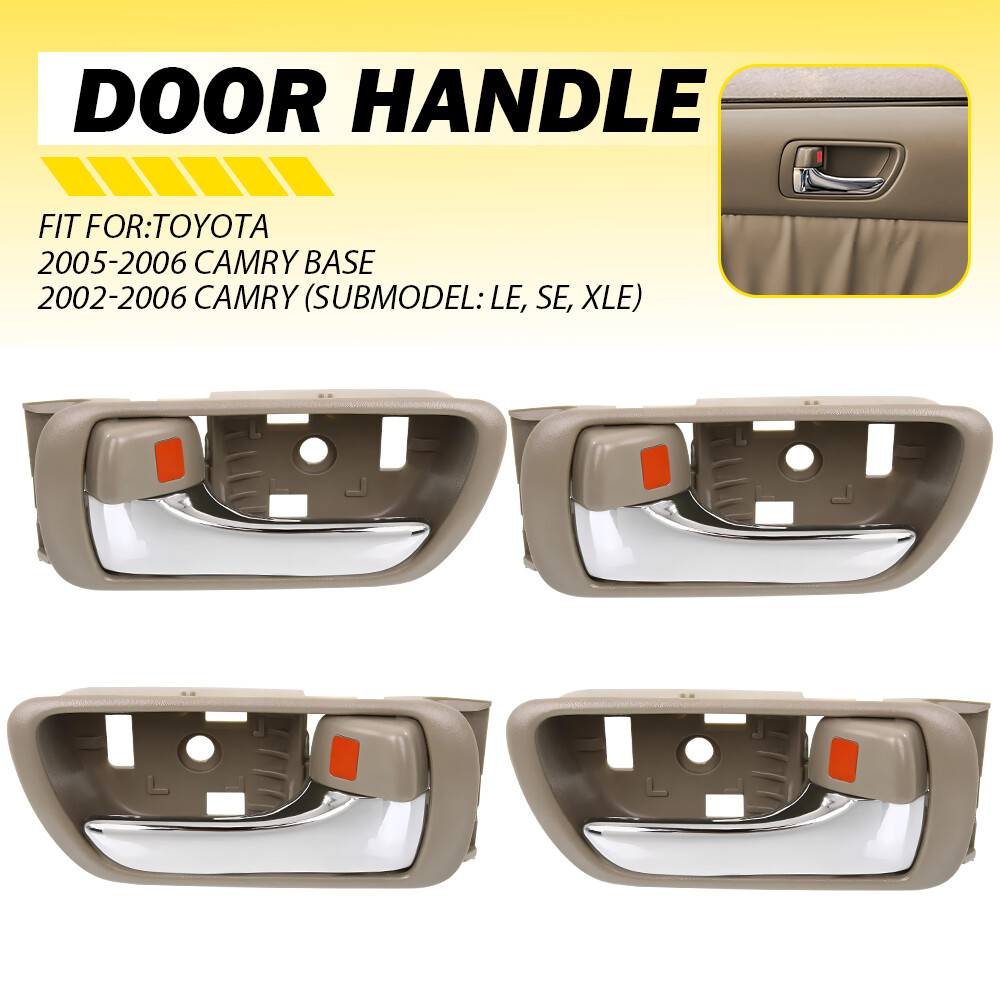4 Door LH Beige Handle RH Armrest For Toyota 05-06 Camry Base 02-06 Camry M