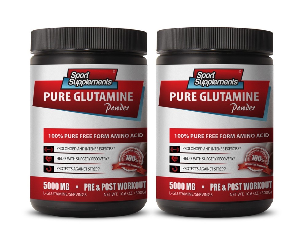 Amino Acids - Pure Glutamine Powder 5000mg - Fat Burner For Women 2B