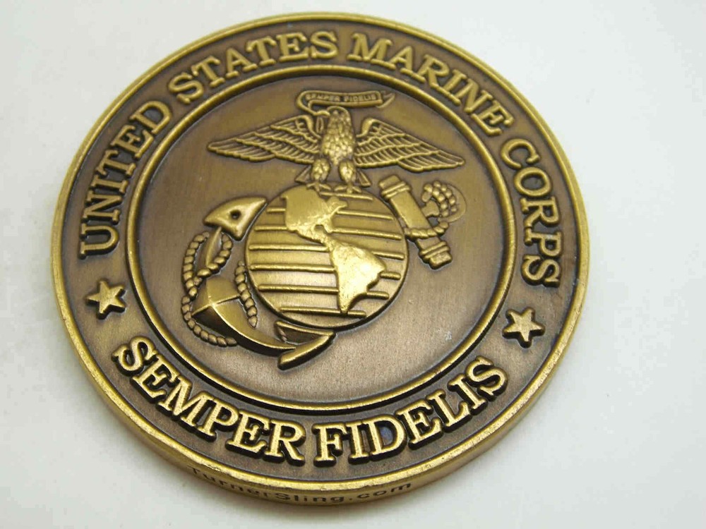 UNITED STATES MARINE CORPS GUNNERY SERGEANT OF MARINES CHALLENGE COIN