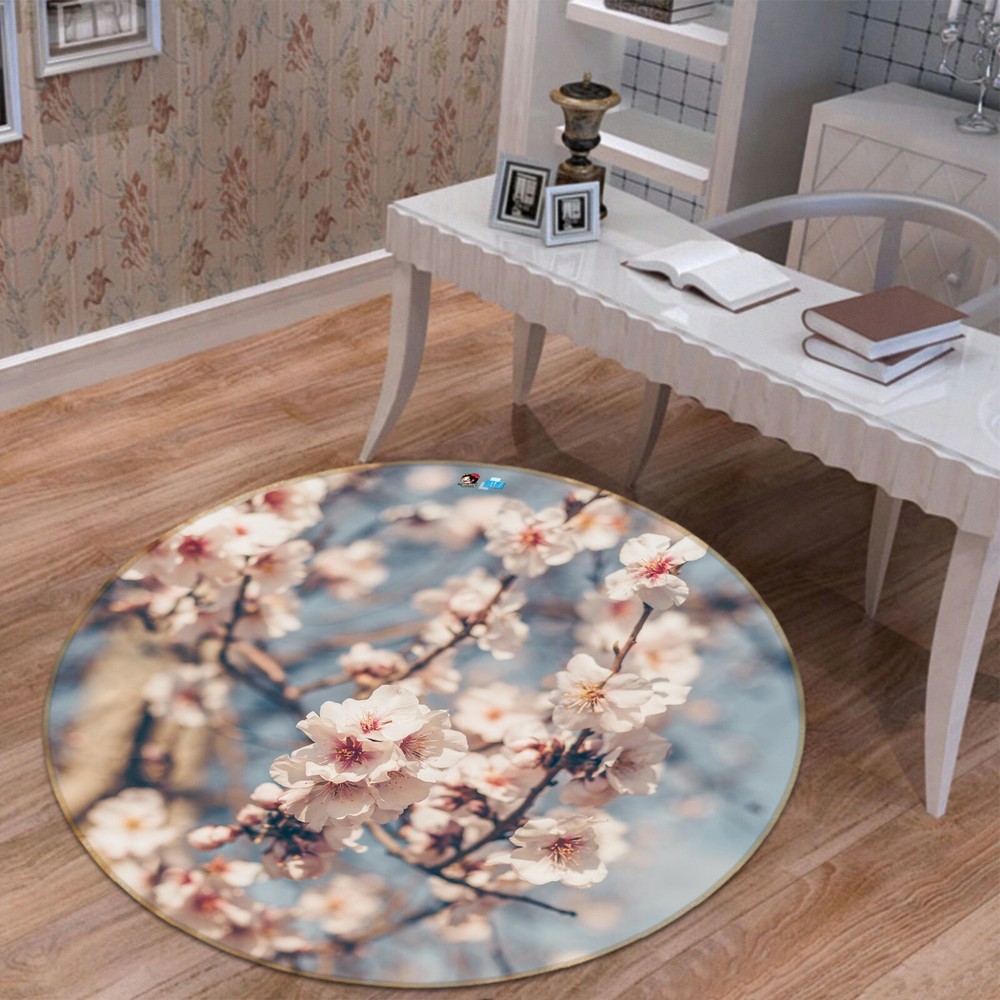 3D Spring Flower Branch NAO4493 Game Rug Mat Elegant Photo Carpet Mat Fay