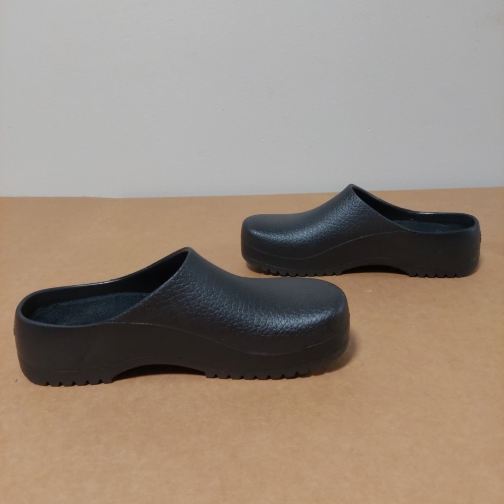 Birkenstock Profi-Birki Clog Clogs  Black Comfort Round Toe Nursing SIZE 40