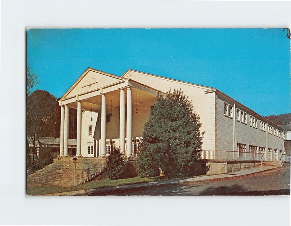 Postcard Main auditorium Ridgecrest Baptist Assembly North Carolina