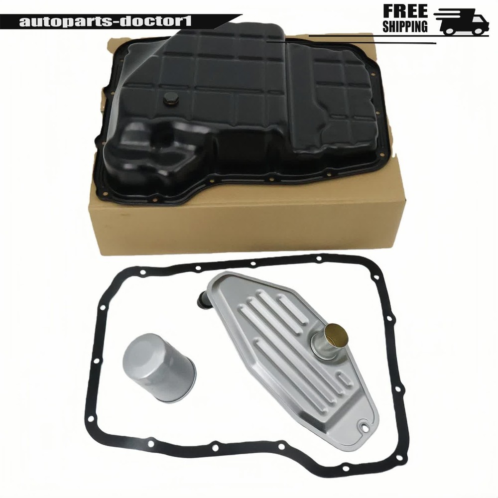 Transmission Pan+Gasket+Filter For Dodge Ram Jeep Chrysler 545 45 65 68RFE 4WD