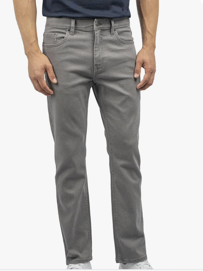 Pants Grey Denim 5 Pocket Stretch Comfort Men's 32 X 30 By Jachs NY  MSRP 49.95