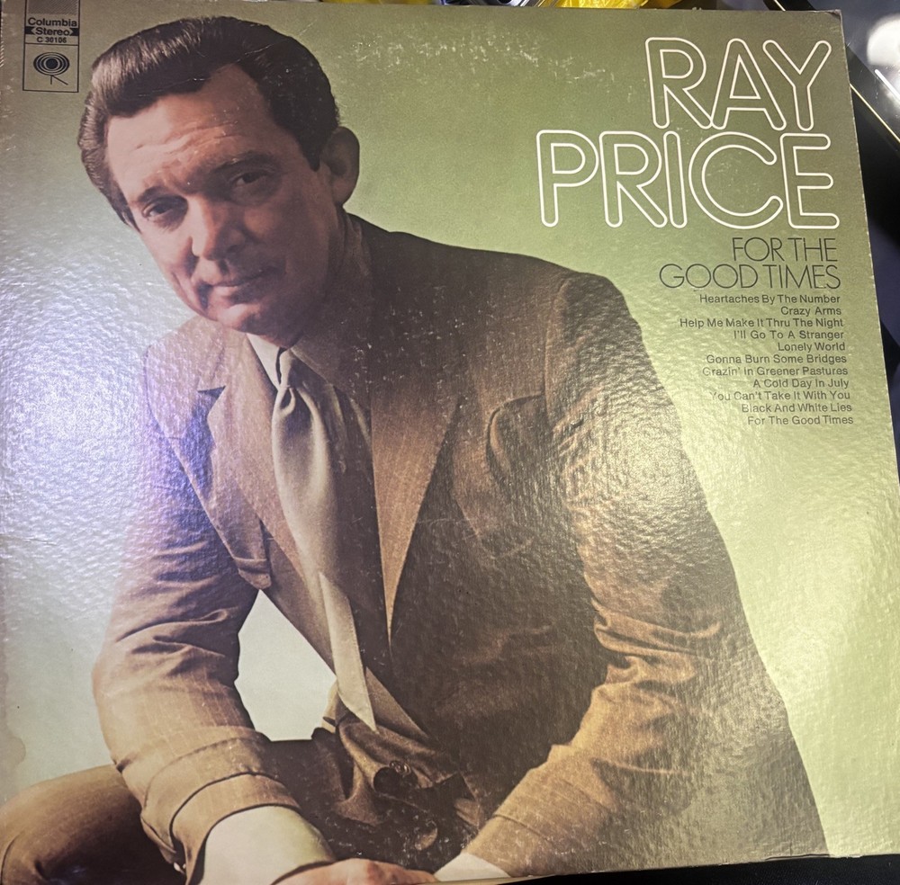 Ray Price ‎– For The Good Times; Vinyl, LP 1970 Columbia ‎– C 30106
