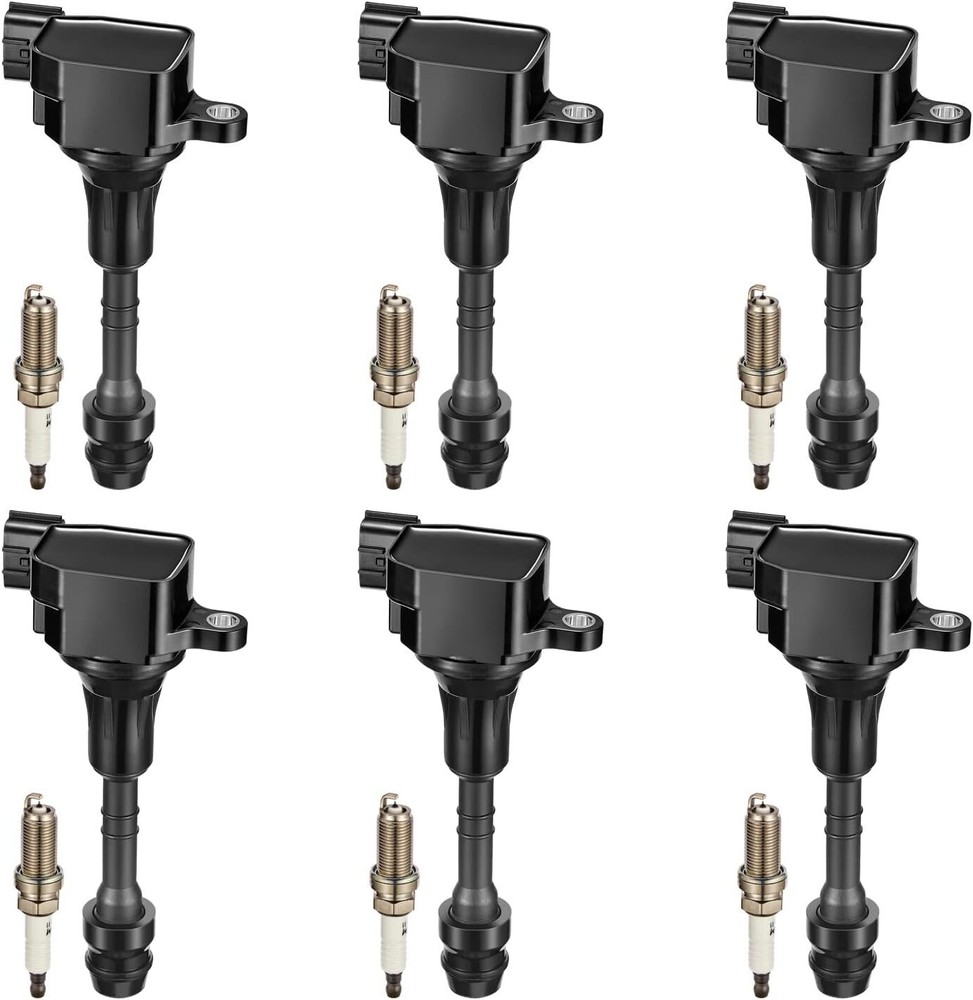 6 Ignition Coil & IRIDIUM Spark Plug Kits For Nissan Altima Maxima Infiniti G35