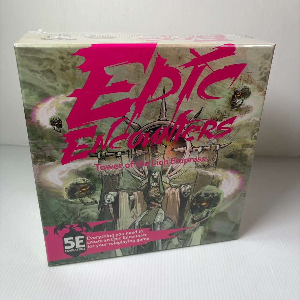 Epic Encounters: Tower of the Lich Empress SFG 5E Compatible Board Game Ages 13+
