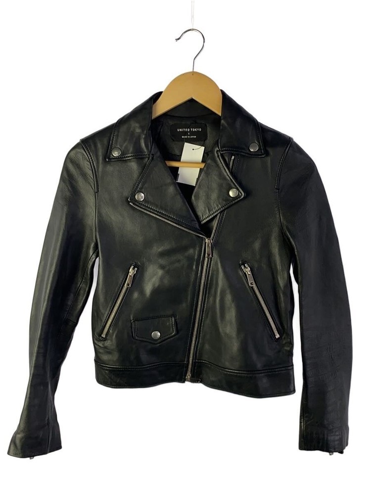 United Tokyo Double Riders Jacket/1/Sheep Leather/Blk 51801