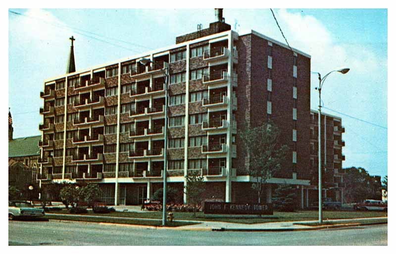 Postcard BUILDING SCENE Evansville Indiana IN m/09 AR2846