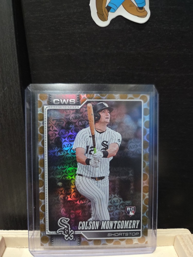 2026 Topps Series 1 Colson Montgomery Spring Training RC Rookie #157 White Sox