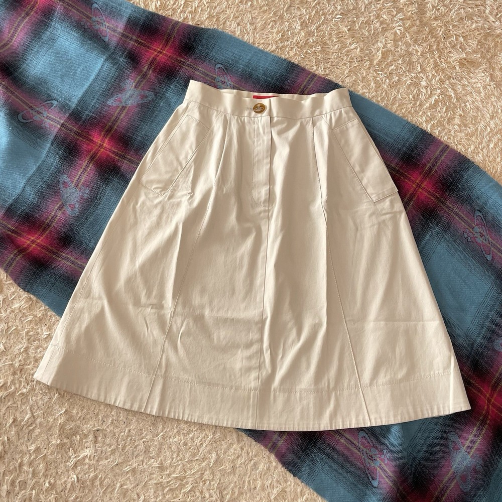Vivienne Westwood A line skirt ORB button made in Japan