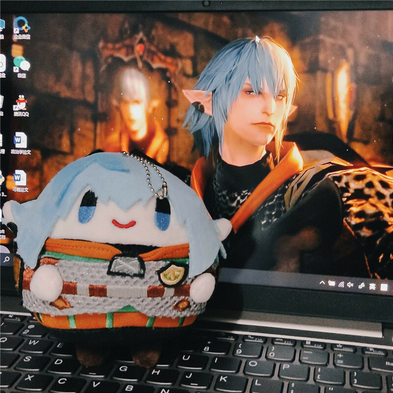 FF14 Haurchefant Greystone Plush Pendant - Final Fantasy XIV Fan Gift