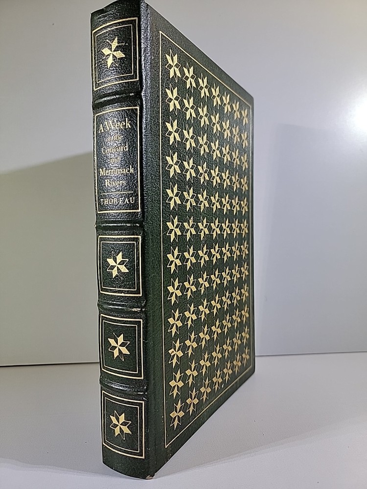 Henry D Thoreau A Week on Concord and Merrimack Rivers 1981 Leatherback Edition