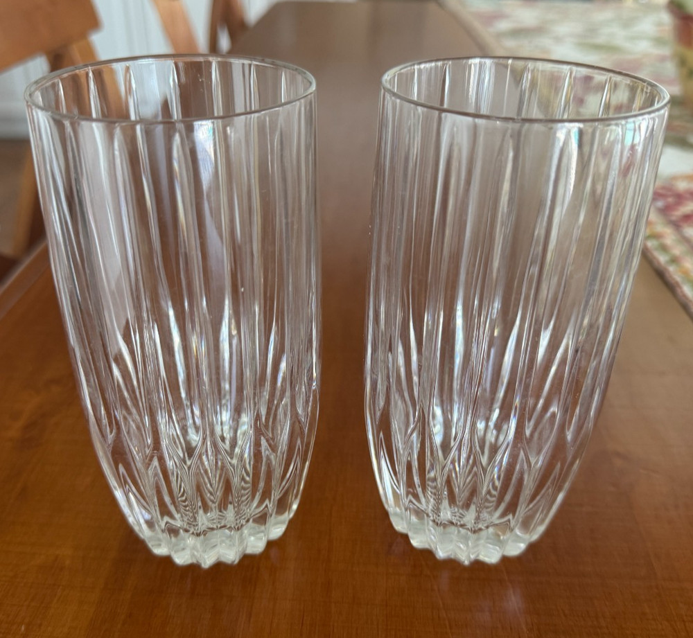 Mikasa Crystal PARK LANE -- Set of 2 Highball 5 3/4