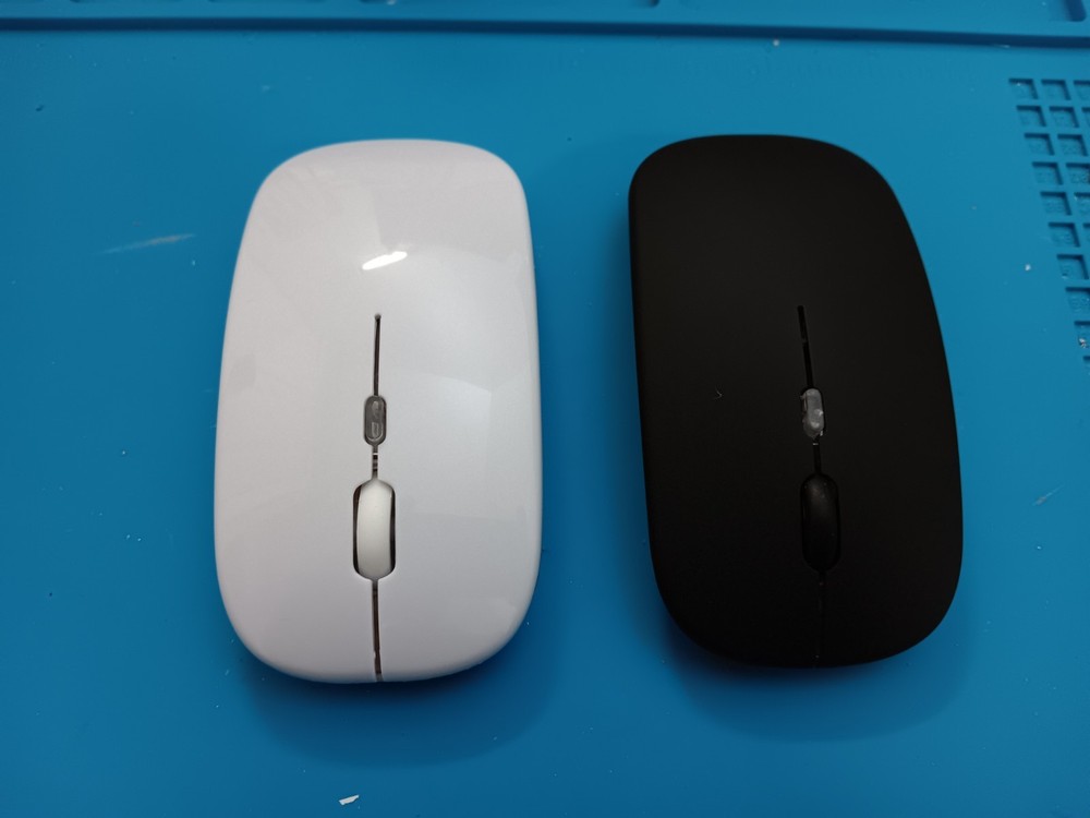 2 Wireless Bluetooth Optical Mice USB Rechargeable RGB for PC Laptop Office