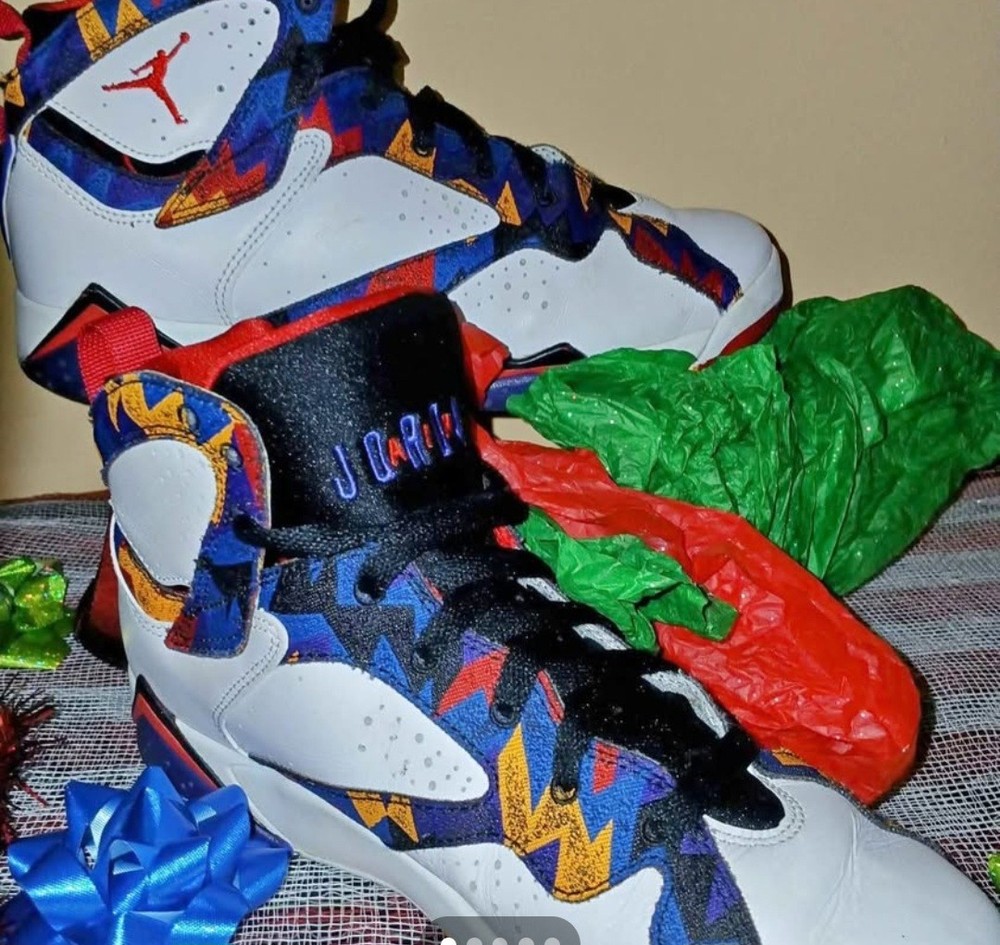 Jordan 7 Sweater colorway