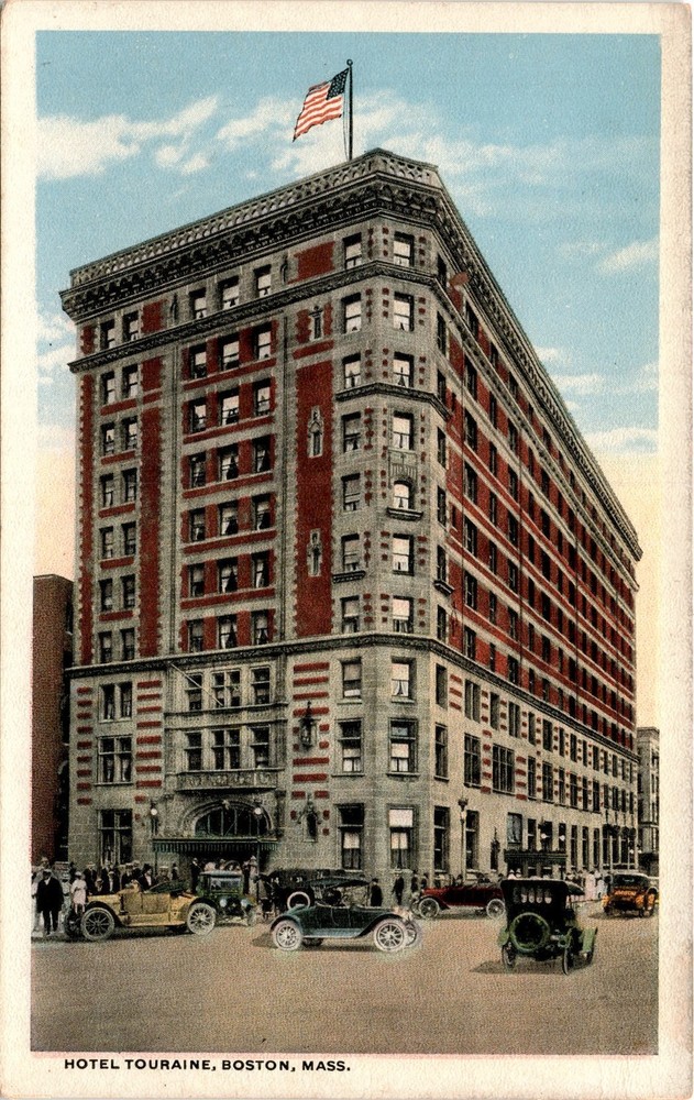 HOTEL TOURAINE, BOSTON, MASS, MASON BROS. & CO Postcard