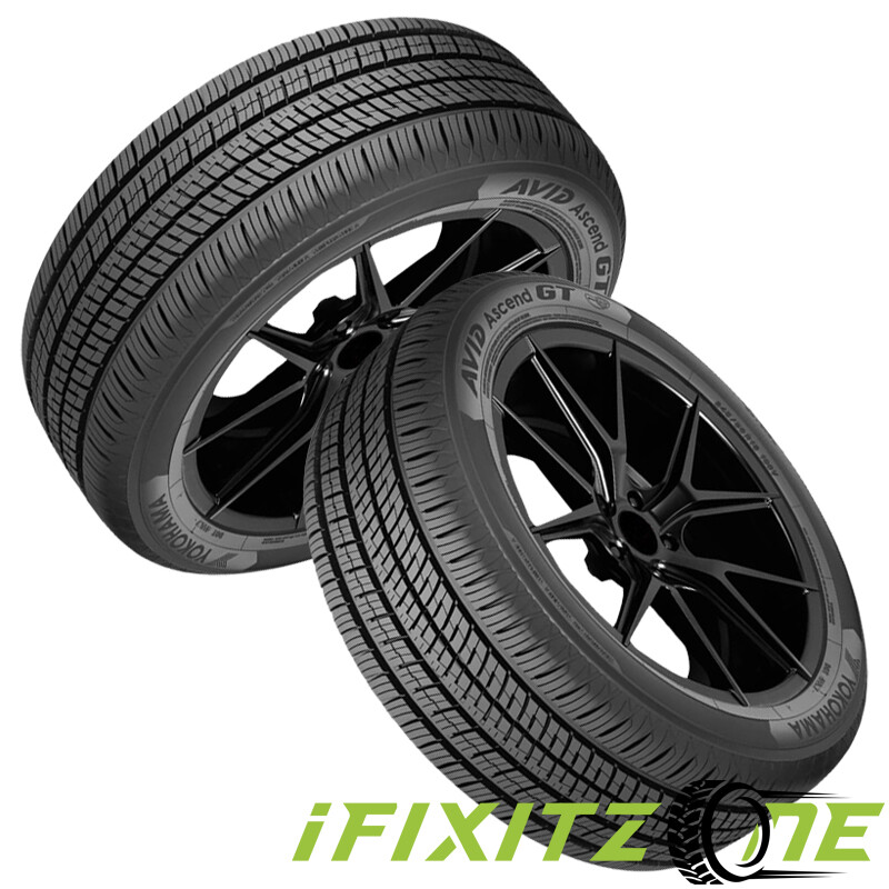 2 Yokohama Avid Ascend GT 215/50R17 95V Performance 65K Mi Warranty 740AA UTQG