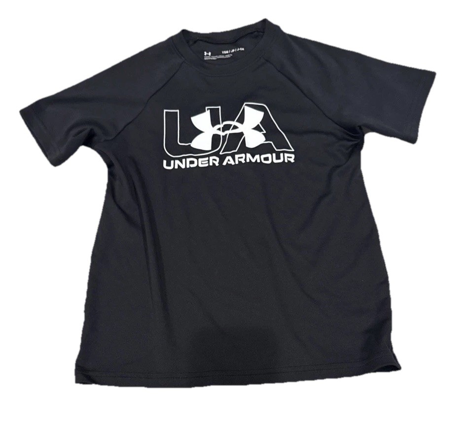 Boys under armour Loose Tshirt Black Size Youth S