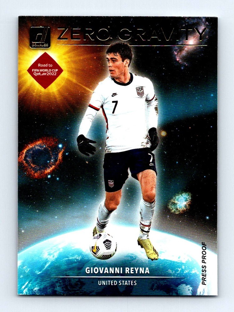 #19 2021 Donruss Zero Gravity PRESS PROOF = Giovanni Reyna USA