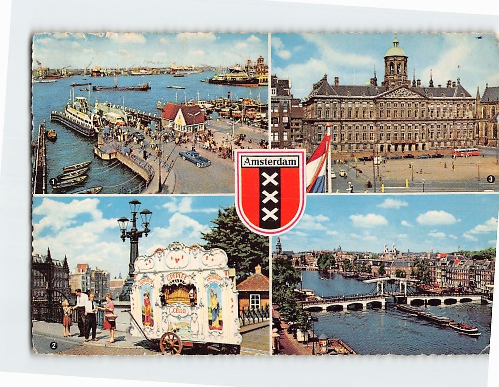 Postcard Amsterdam Netherlands