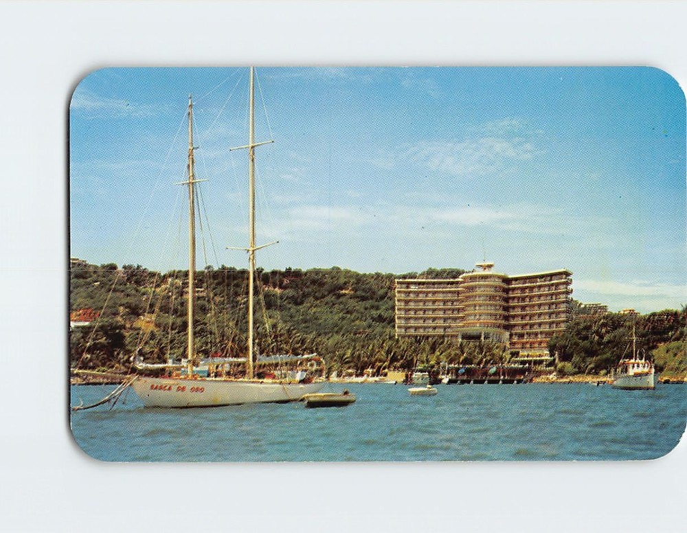 Postcard Hotel Club De Pesca Acapulco Mexico