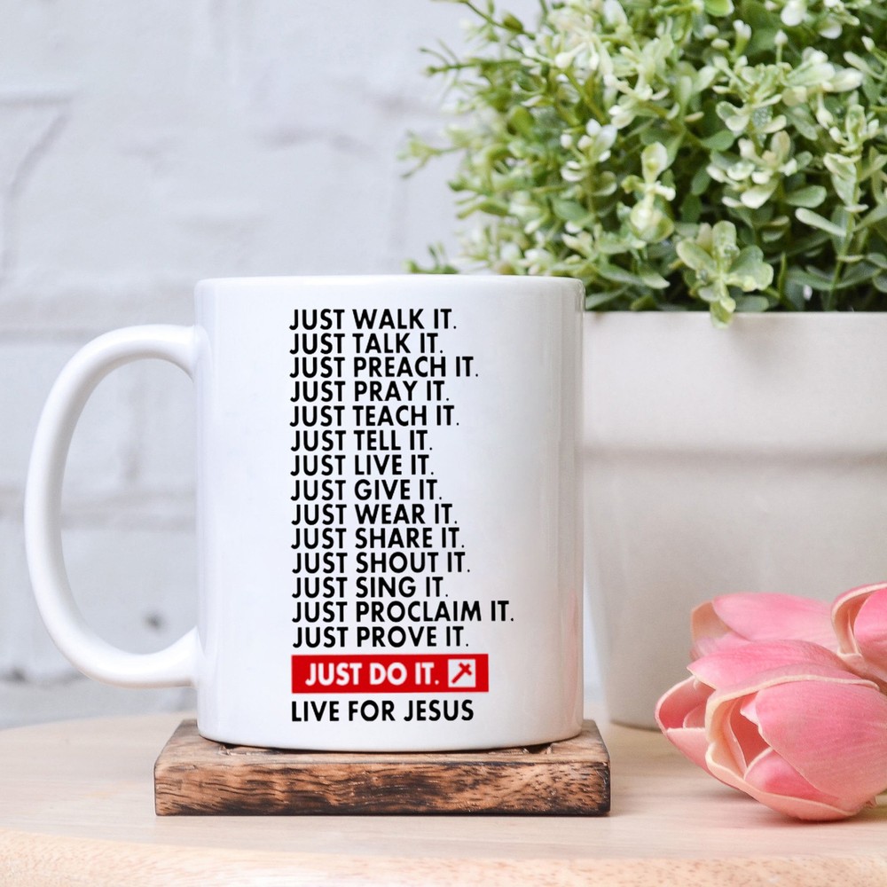 Live For Jesus Faith-Inspired Christian Ceramic Mug