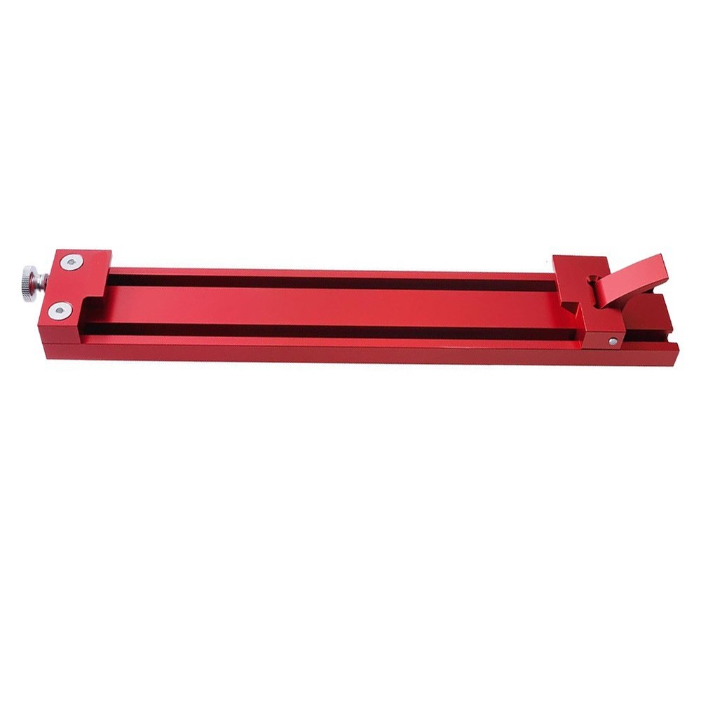 Adjustable Circular Saw Base Guide Rail with Dual Latch for Precise Positioning
