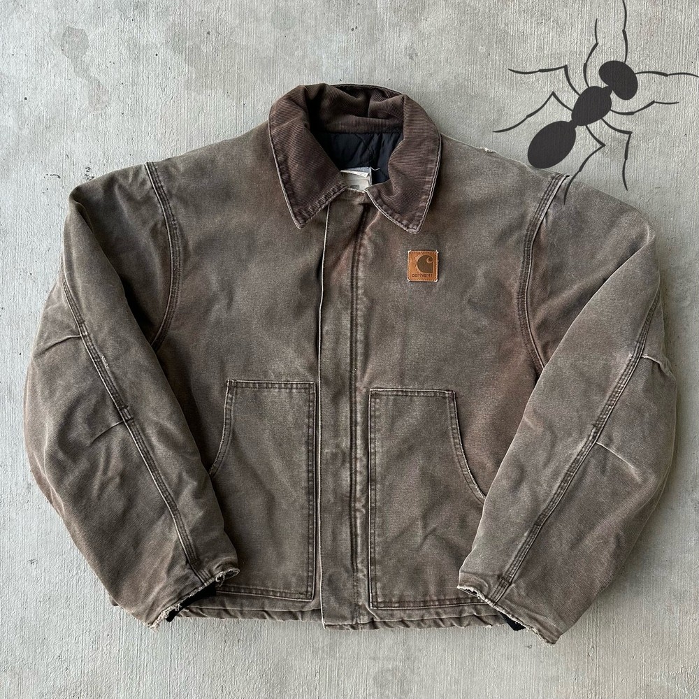 Vintage Carhartt J22 CHT brown arctic work wear jacket