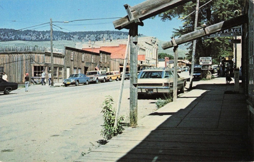 Historic Virginia City Montana MT - Postcard