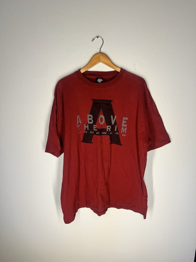 Above The Rim Reebok 90s Vintage T-Shirt XXL – Made in USA Sports Rare Clothes