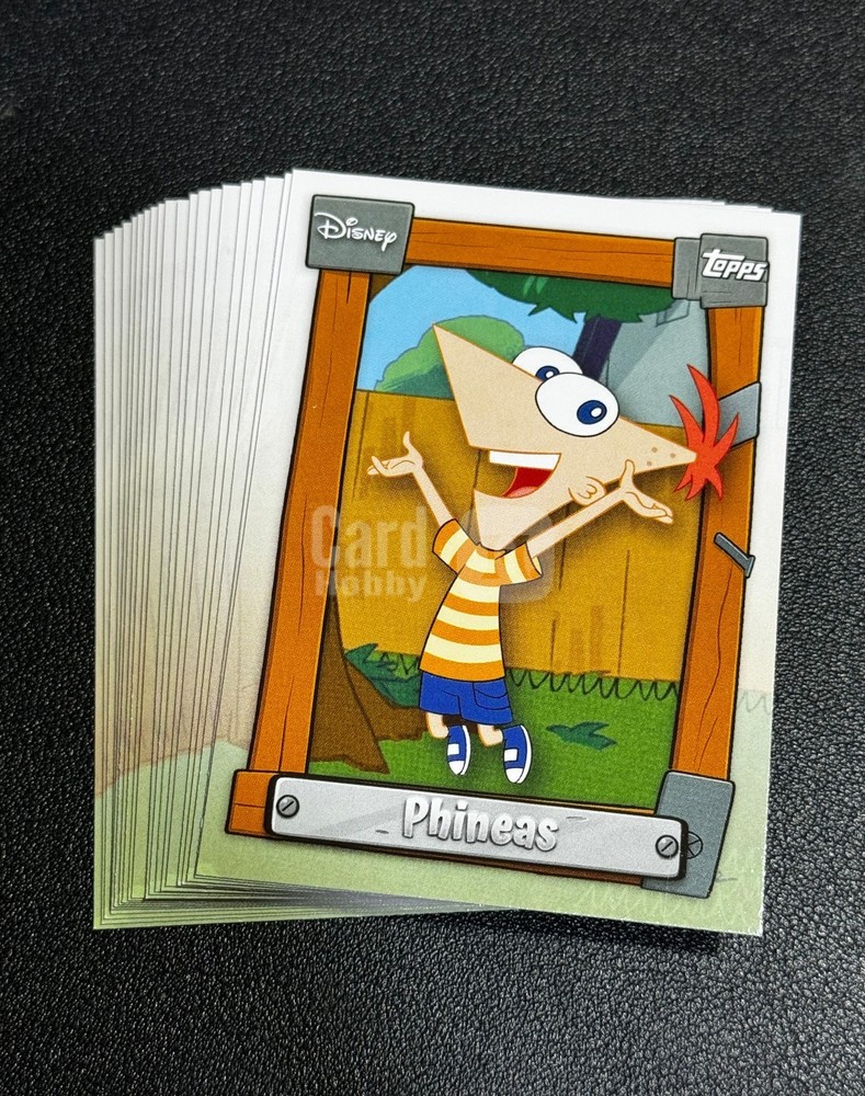 2026 Topps Disney Neon Phineas and Ferb Complete Set P&F1 - P&F20