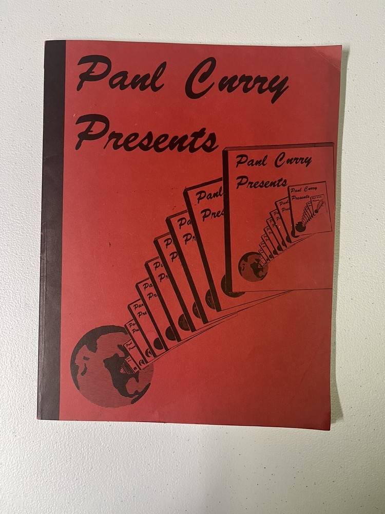 PAUL CURRY Presents 1974 Magic Card Tricks Soft Cover Book