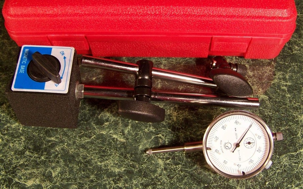 Dial Indicator Set with On/Off Magnetic Base