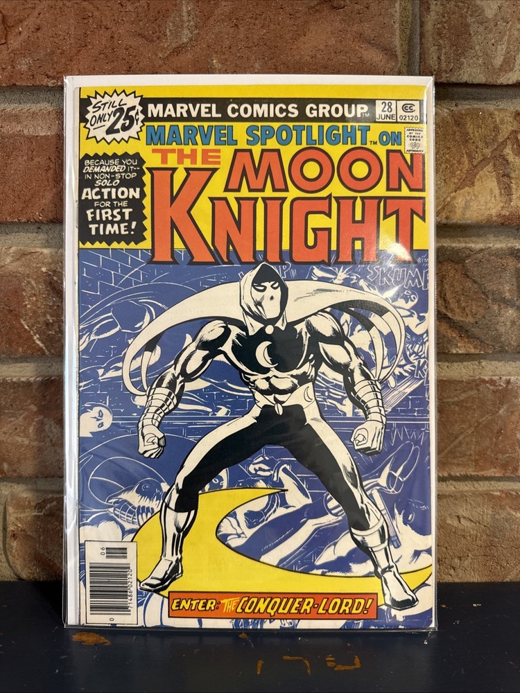 1976 Marvel Spotlight on The Moon Knight #28 Key Issue 1st Solo Marvel Comic