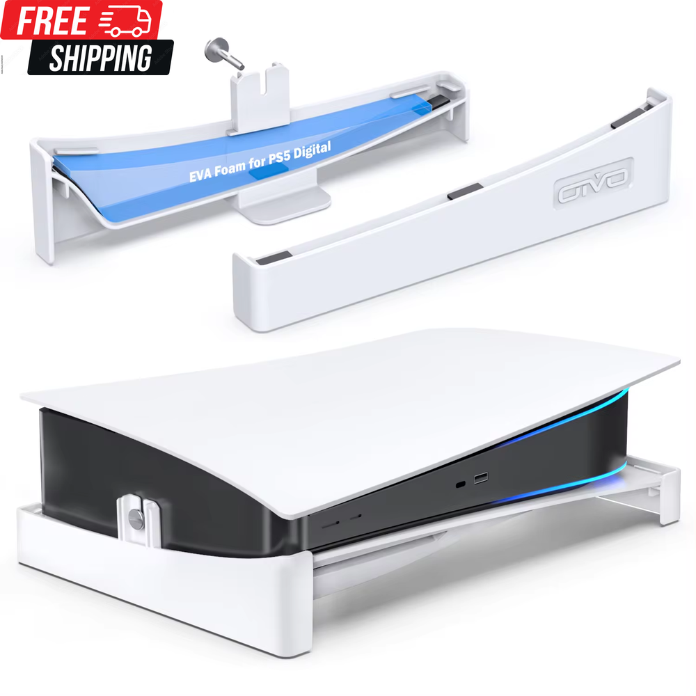 For PS5 Console Holder PS5 Horizontal Bracket Stand PS5 Base Stand for Disc