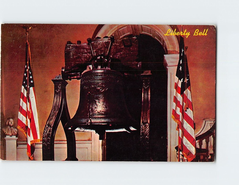Postcard Liberty Bell Independence Hall Philadelphia Pennsylvania USA