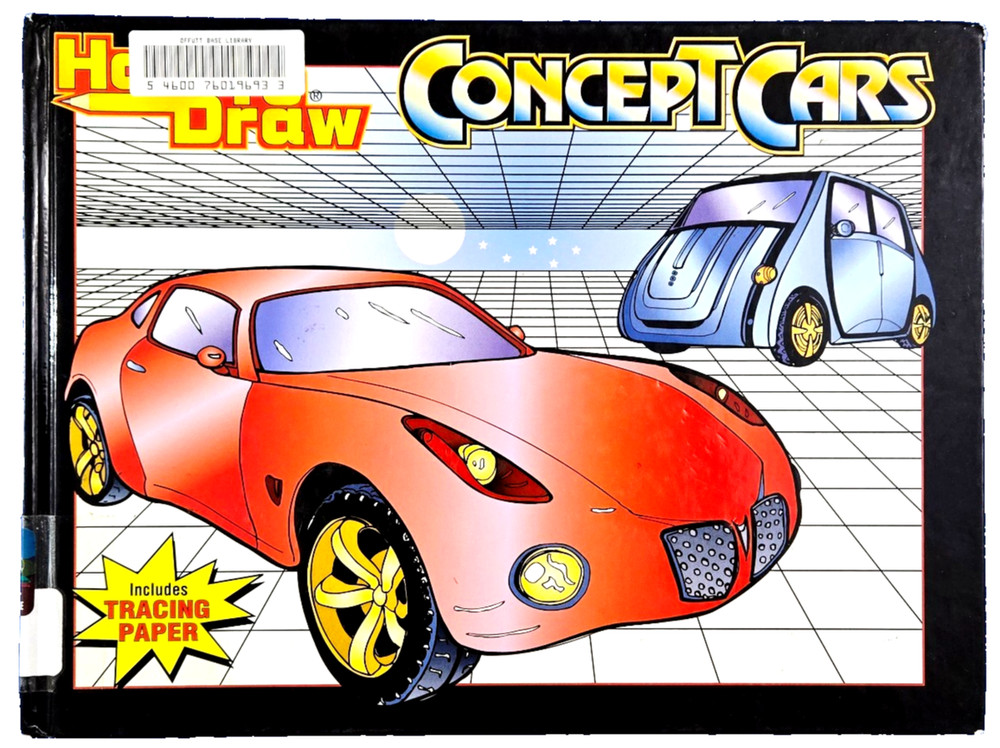 How To Draw Concept Cars Hardcover Children's Arts And Crafts Book Ships Free