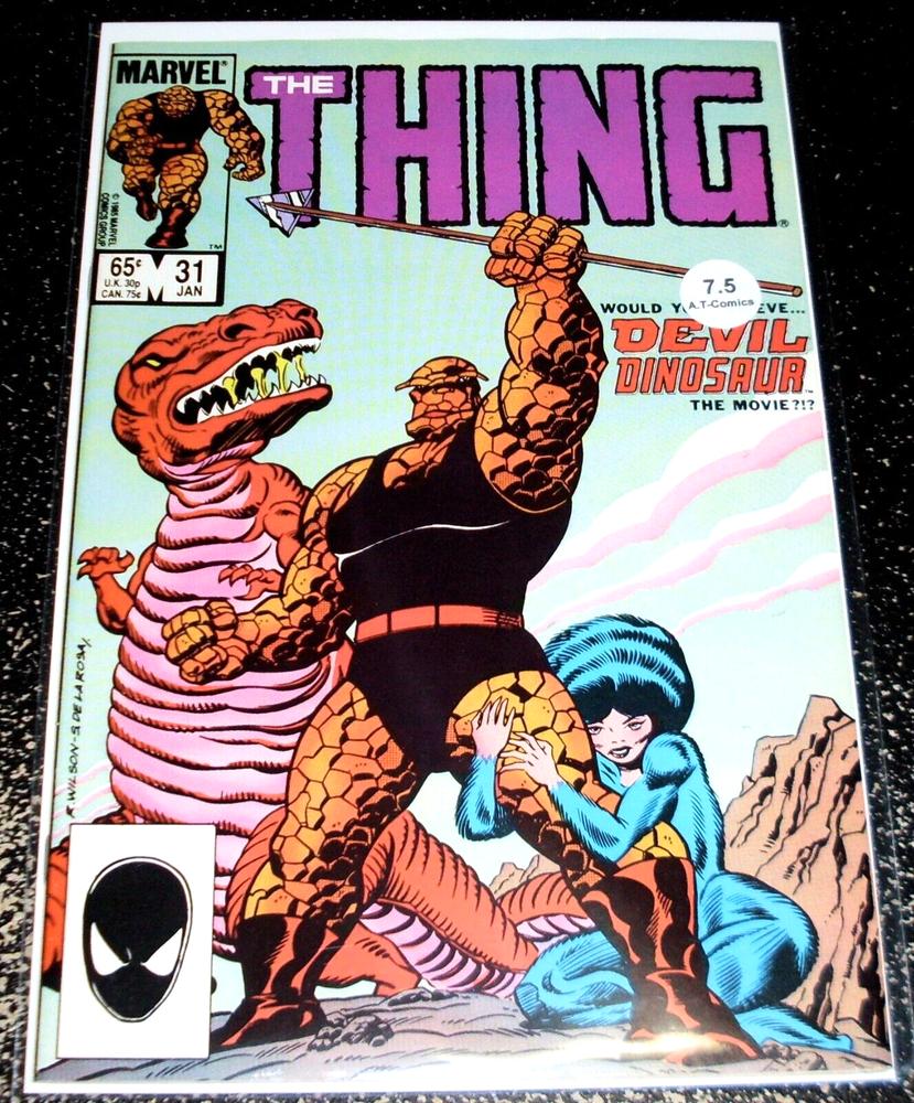 Thing 31 (7.5) 1st Print 1986 Marvel Comics - Flat Rate Shipping