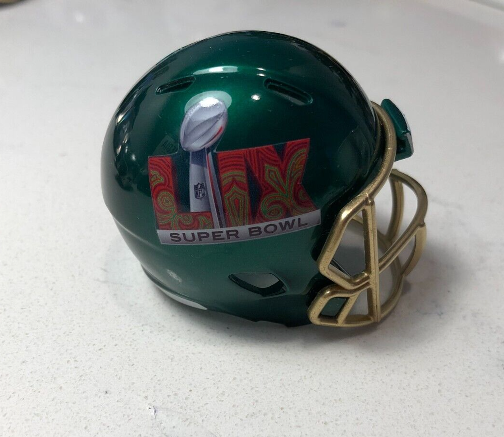 Super Bowl LIX 59 2025 custom pocket pro helmet Eagles Chiefs NFL Philadelphia