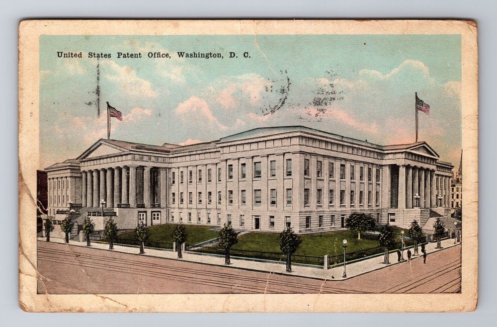 Washington DC-United States Patent Office, Antique, Vintage c1928 Postcard