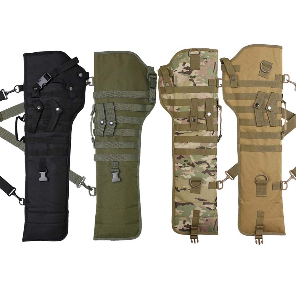 Tactical Rifle Scabbard Gun Bag Sling Bag Molle Shotgun Holster Case Hunting US