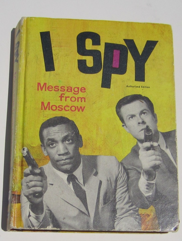 I Spy Message From Moscow Hardcover Book 1966 Whitman Brandon Keith