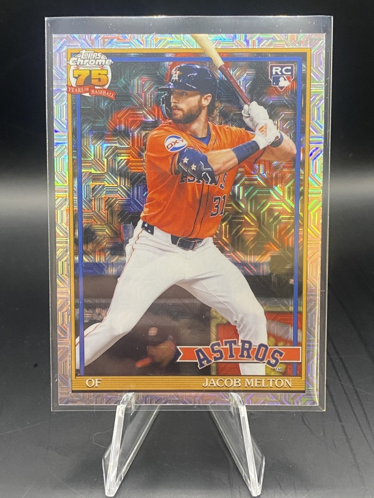 2026 Topps Series 1 - Jacob Melton #91C-69 Silver Pack Mojo Refractor Astros